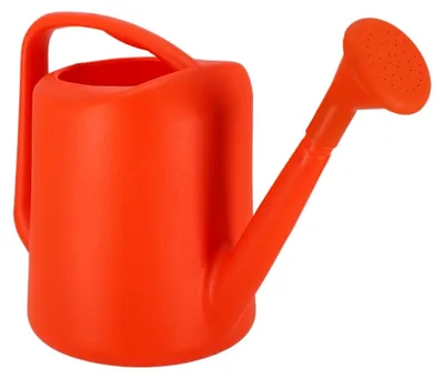 Produktbild von Gießkanne 5 L orange Kunststoff mit Ausgießer für den Garten
