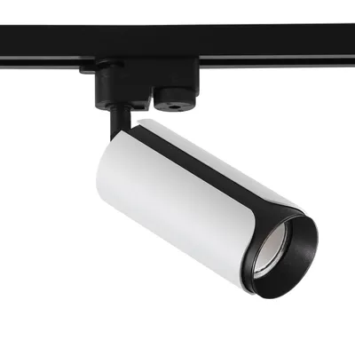 Produktbild von MasterLED 1-Phasen Schienenstrahler GU10 Spot Schwenkbar Stromschienenstrahler Deckenstrahler Schienensystem Weiß Schwarz