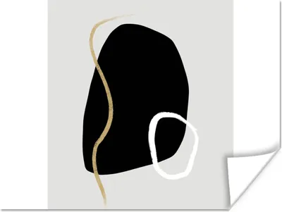 Produktbild von MuchoWow® Poster Minimalismus - Abstrakt - Design 120x90 cm - Wandbild