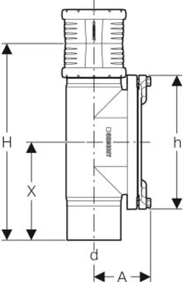 Produktbild von Geberit 393703141 Silent-Pro Reinigungsstück