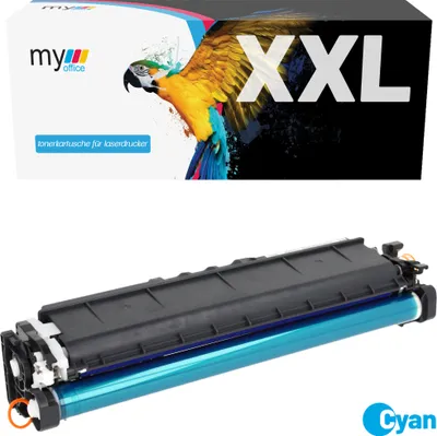 Produktbild von Toner "CRG069H" CRG-069 My Office für Canon LBP673Cdw MF752Cdw MF754Cdw, Cyan