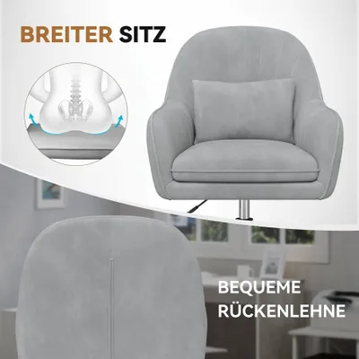 Image de Chaise de bureau - Chaise de bureau ergonomique - Chaise de travail - Chaise ordinateur - Chaise pour télétravail - Hauteur réglable