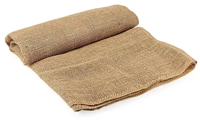 Productafbeelding van Jute tafelkleed, 100 cm x 7 meter, naturel, boho, rustiek, voor decoratie
