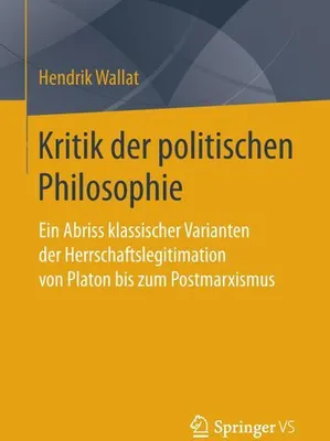 Produktbild von Kritik der politischen Philosophie