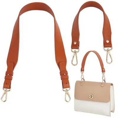 Imagen del producto de Solidchoice - Juego de 5 correas para bolso de cuero sintético marrón