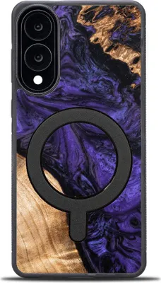 Produktbild von Bewood Unique Hülle für Samsung Galaxy S25 Edge - Violett mit MagSafe