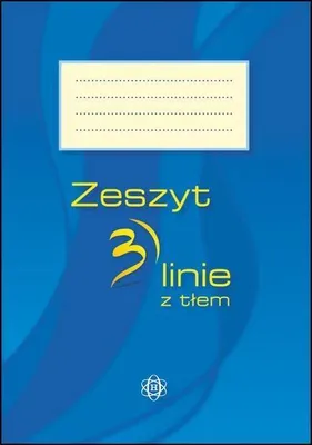 Obrázok produktu pre Zeszyt A5 w 3 linie z tłem