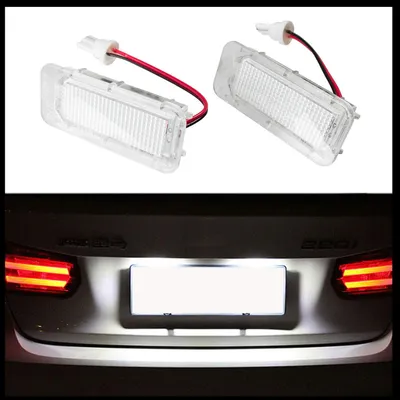Für Ford Focus III 3 Mondeo IV V MK3 MK4 MK5 LED PREMIUM Kennzeichenbeleuchtung in der Farbe von GOLDCAR