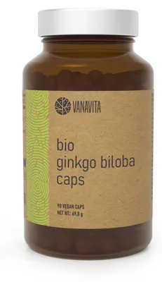 Produktbild von GymBeam - Bioinkgo Biloba - VanaVita, 90 Kapseln