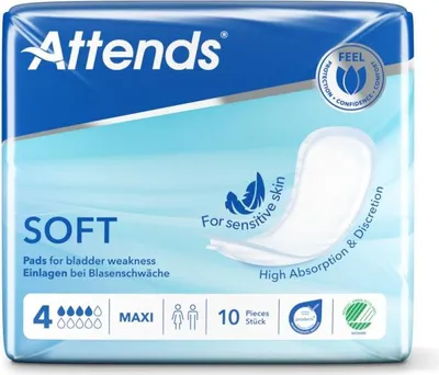 Image de Attends Soft 4 Maxi - 12 paquets de 10 protections