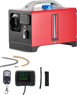 Image de Chauffage à air diesel, télécommande, faible consommation de carburant, 8KW ROUGE NOUVEAU
