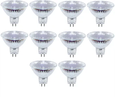 Produktbild von 10 x Halogen Leuchtmittel 50W GU5,3 MR16 12V FL 50 Watt Lampe 38°