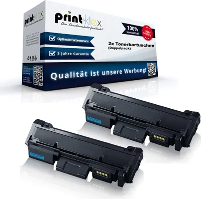 Produktbild von 2x Kompatible Tonerkartuschen für Samsung Xpress M2885 Xpress M 2885 FW Xpress M 2885 FW Premium Line Xpress M 2885 Series Doppelpack MLT-D116L/ELS 116L MLTD116LELS MLT D116S