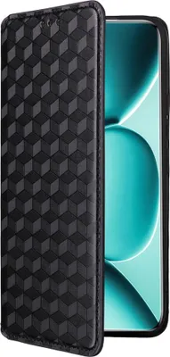 Produktbild von Kunstleder Hülle für Xiaomi Redmi Note 15 Pro 5G Flip Case Kartenfächern Schwarz