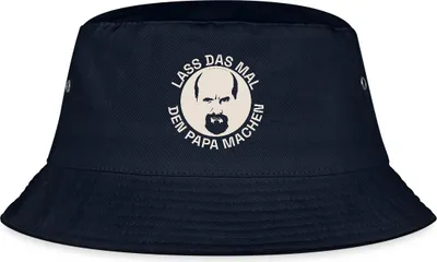 Produktbild von Spreadshirt Stromberg Lass Das Mal Den Papa Machen Fischerhut, L/XL (Caps), Navy
