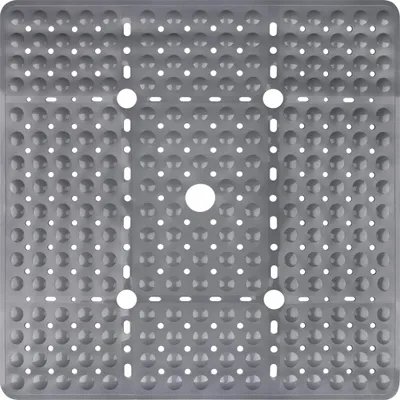Produktbild von Duschmatte rutschfest 69*69 cm Grau: Duscheinlage rutschfest Komfortable Antirutschmatte Dusche, Duschmatte Gro? Schnelltrocknend (Grau, Quadratische)