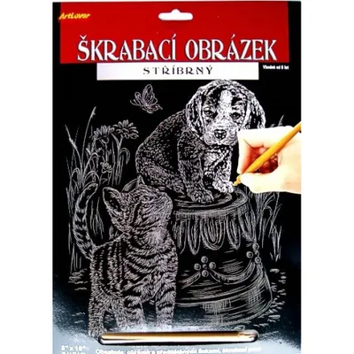 Produktbild von SMT Creatoys Skrabace Bild Silber