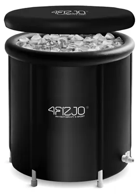 Produktbild von 4FIZJO-Eisbadewanne, faltbar, 320 L, tragbare Badewanne für Kältetherapie und Regeneration