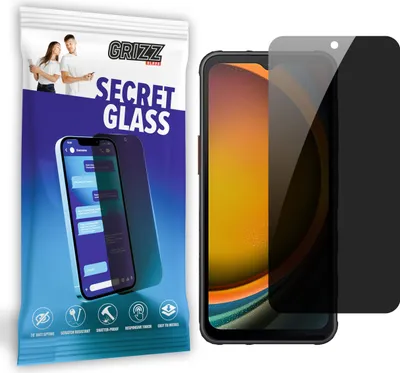 Obrázok produktu pre Ochranné sklo GrizzGlass SecretGlass Privacy pre Samsung Galaxy Xcover 7 - čierne