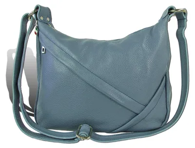 Obrázok produktu pre Dámska taška cez rameno Florence, holubovomodrá, kožená, rozmery 35 x 12 x 22 cm, D2OTF191H4