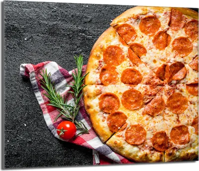 Produktbild von Glasschutzplatte für den Herd 60x52 Pizza