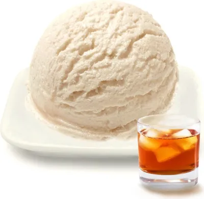 Produktbild von Joghurt Rum Low Carb Eis Pulver Vegan Zucker-, laktosefrei 333 g