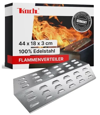 Produktbild von KOCH #15 Premium Flammenverteiler 44 x 18 cm für Hornbach Tischgrill, Taino Mahto, Abington - Qualität Germany