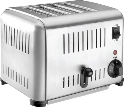 Obrázek produktu pro Lacor 69294 - Bufetový topinkovač z nerezové oceli se 4 otvory 2240W- šedý