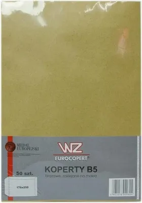 Obrázok produktu pre Hnedá obálka B5 NK 50 kusov