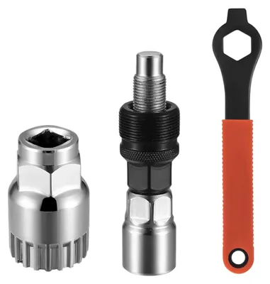 Image de Extracteur de manivelles de vélo et outil de démontage de pédalier, ergonomique et durable