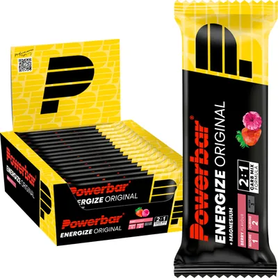 Produktbild von PowerBar New Energize Bar 25 x 55g Energy Riegel Box - Berry