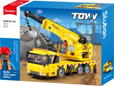 Zdjęcie produktu dla Sluban Town M38-B1195 Żuraw z kulą niszczącą