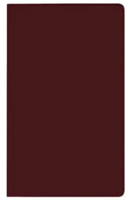 Image de Agenda de poche Saturn Leporello en PVC bordeaux 2027
