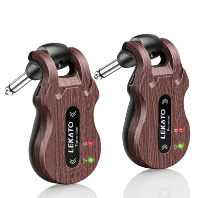 Produktbild von LEKATO Drahtloser Gitarrensender-Empfänger 4 Kanäle Keine Störungen WS-50