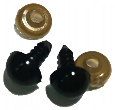 Produktbild von Stoklasa Sicherheitsaugen 16mm für Maskottchen schwarz