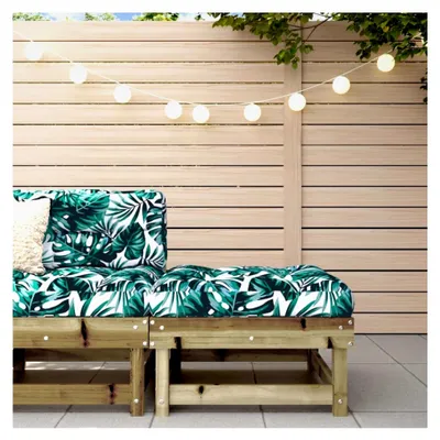Produktbild von Gartenhocker aus imprägniertem Kiefernholz für Wohnzimmer, Terrasse, Garten und Balkon