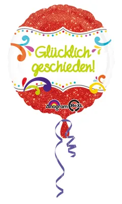 Produktbild von Folienballon Glücklich geschieden