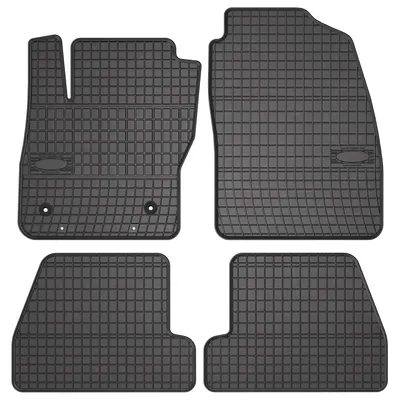 Obrázok produktu pre Gumové autorohože na mieru pre: Ford Focus MK3 (2010-2018, hatchback, sedan, kombi) černé, sada 4 ks, s úchyty