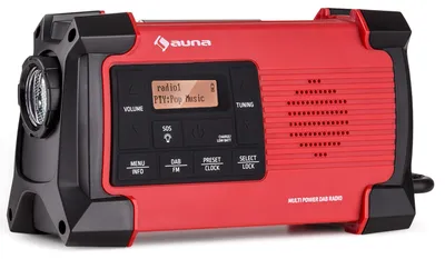 Image de Auna Radio Portable Bluetooth et Rechargeable, Petit Poste Radio Numérique 1W DAB/DAB+/FM/Streaming, Mini Radio Portables Stéréo, Écran LCD, Radio FM WiFi, Alarme Reveil Radio, Alimentée au Secteur