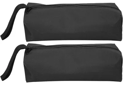 Productafbeelding van Gereedschapstas 2 stuks, 600D polyester, 25 x 8,5 x 7 cm, zwart, met ophangriem