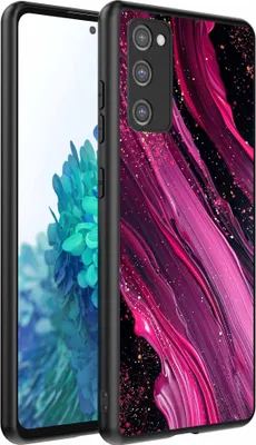 Produktbild von Geeignet für Samsung Galaxy S20 FE Telefon Fall mit Marmor-Druck - TPU zurück Abdeckung Fall Marmor-Design - lila rosa - Smartphonica