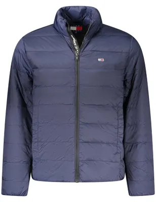 Produktbild von Herren-Sportjacke Blau aus Recyceltem Nylon mit Reißverschluss