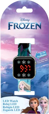 Zdjęcie produktu dla Zegarek LED z kalendarzem Frozen