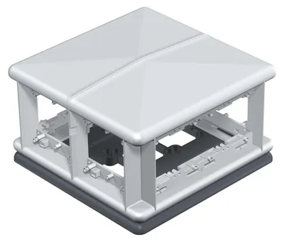 Zdjęcie produktu dla OBO Bettermann Vertr Telitank 225x225x125 T8NL 00C 9011 (7408494)