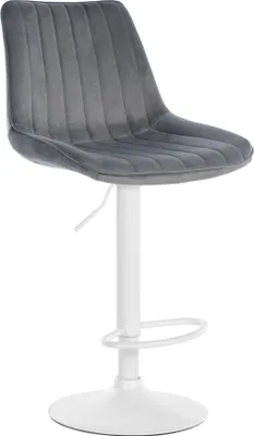 Produktbild von Barhocker Samt – Samtstuhl – ergonomischer Komfort, 360° drehbar – Metallgestell