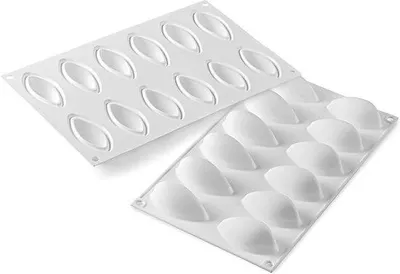 Produktbild von Silikon-Ice-Mold, 12-teilig, für Geleemoussetorte