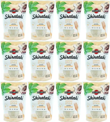 Produktbild von Miyata Shirataki Nudeln UDON Nudeln FORM 12x270g/ATG200g
