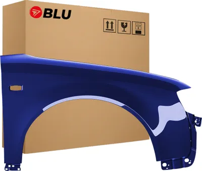 Produktbild von BLU Kotflügel Passend für Audi A4 B6 LZ5K Rechts Blau SantorinBlau | 2000-2004 | Vorderseite Vorne | Lackiert | Einbaufertig