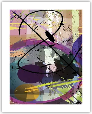 Produktbild von Poster - Poster ohne Rahmen - Abstraktion modern - 40x50 cm - Wand Bild - Wanddeko - Wandbilder - Kunstposter - Wandposter - Bilder - Kunstdruck - Wanddekoration - Wandbild - P2XPA40x50-3895