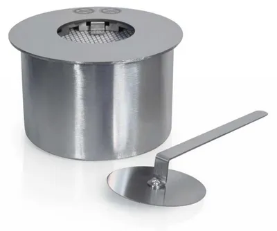 Immagine prodotto di Bruciatore a bioetanolo per camino 1,5 L, in acciaio inox ø17 cm